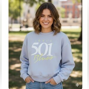 Levi’s gray 501 logo vintage sweatshirt‎ collection size 2X (2230)